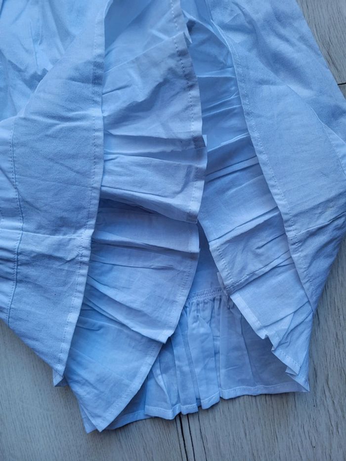 Robe blanche pailletée ptit bisou 1mois neuve bapteme cortege - photo numéro 4