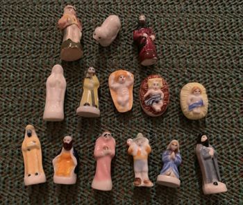 Fèves crèche de Noel