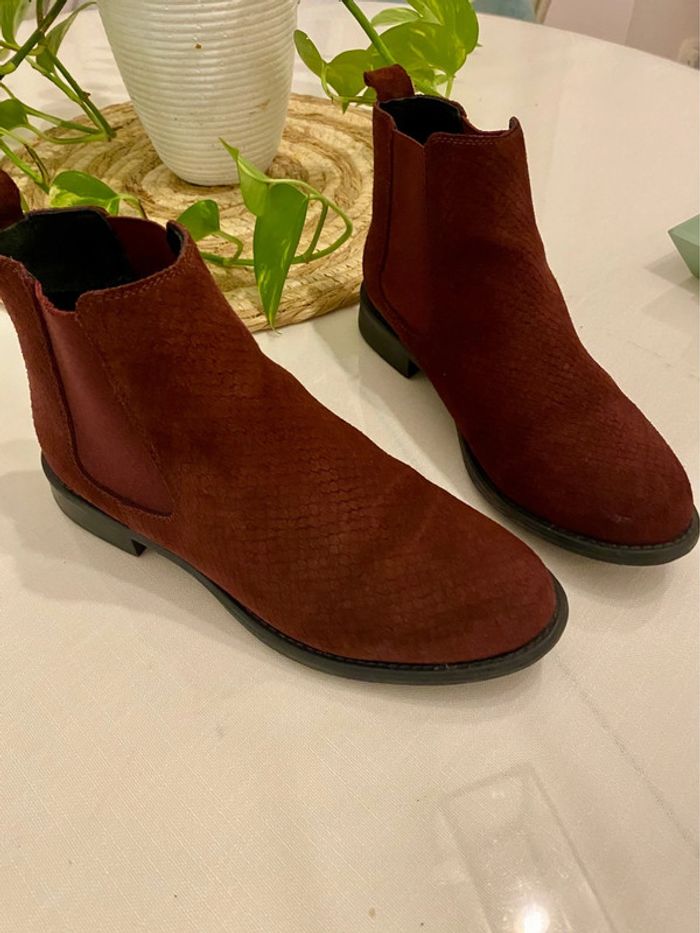 Très jolies bottines en daim 37😍