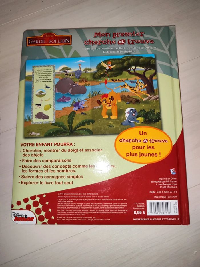 Livre cherche et trouve la garde du roi lion - photo numéro 2