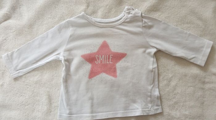 Tee-shirt manches longues 6 mois