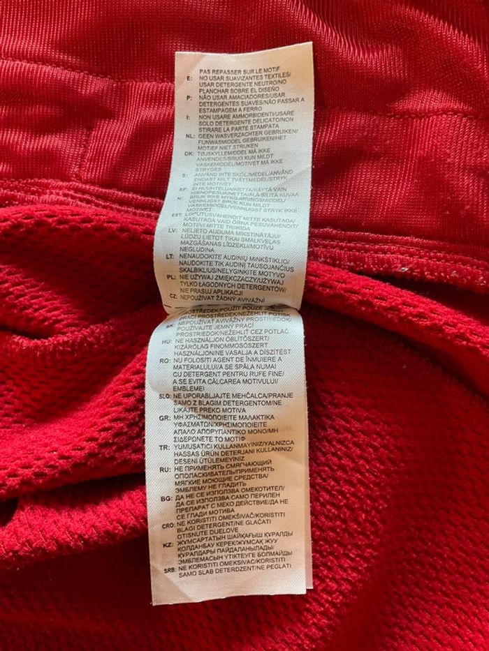 Sweat à capuche pour homme Adidas rouge foncé taille M 207 - photo numéro 10