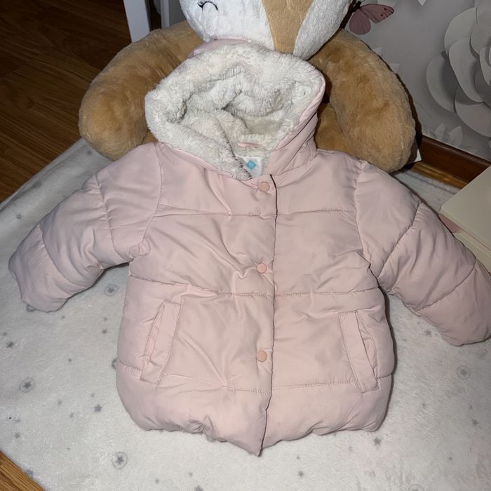 Manteau épais, moumouté fille - T18mois - Tex - photo numéro 2