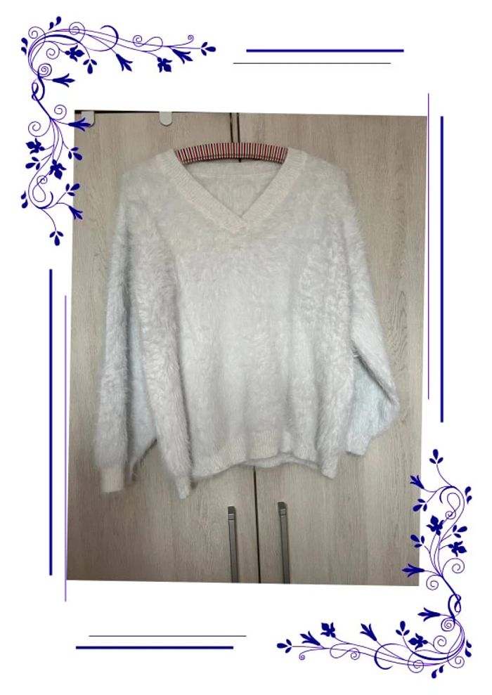 Pull femme blanc M SHEIN - photo numéro 2