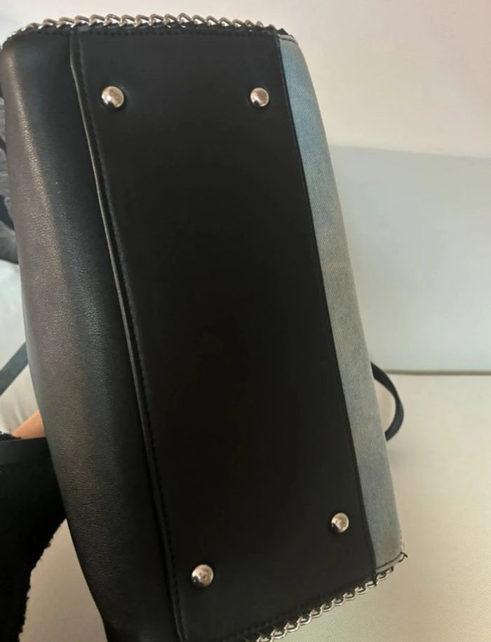 Sac femme Kaporal cuir noir et jeans - photo numéro 6