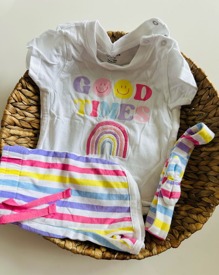 Lot vêtements bébé fille été 9 mois - photo numéro 6