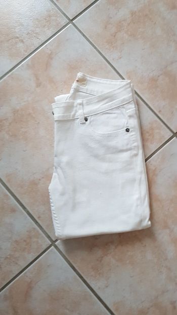 Jean blanc cassé Etam T36