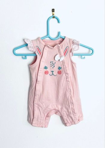 Barboteuse rose « Orchestra » 1 mois