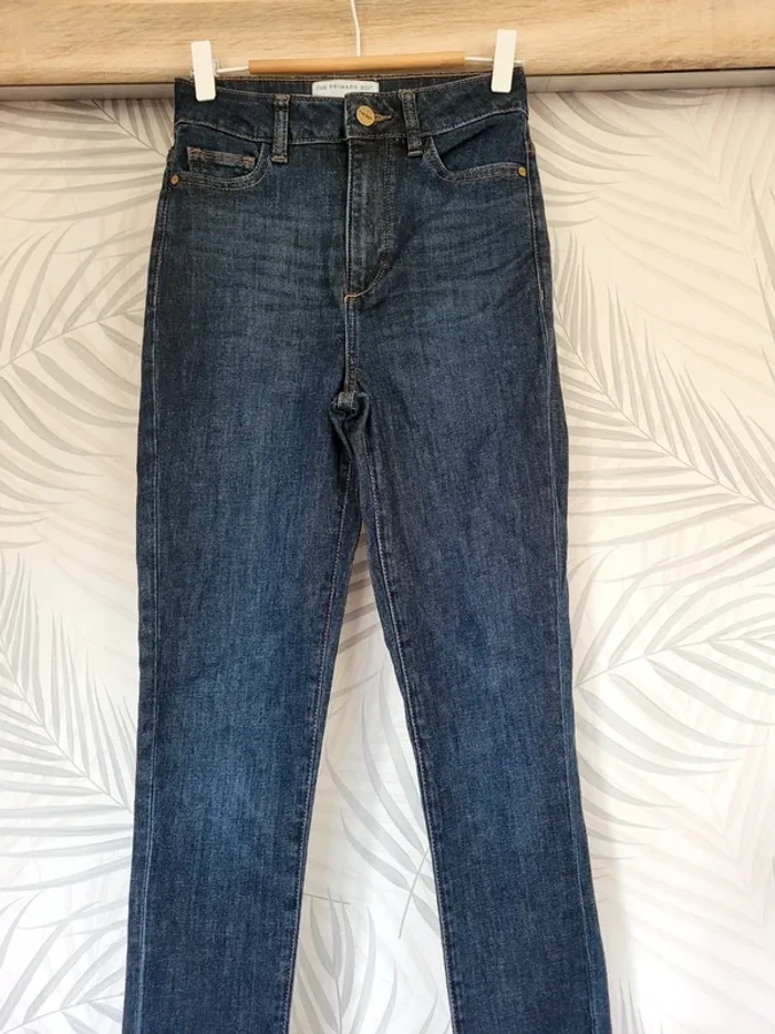 Jean femme taille 34 bleu foncé - photo numéro 3