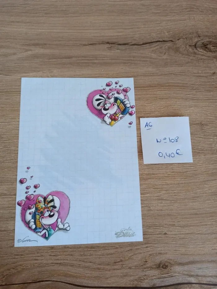 Feuille Diddl A6 108 0,40€