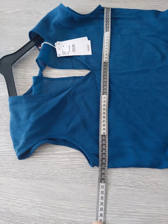 Robe comptoir des cotonniers bleu marine taille 40 - photo numéro 6