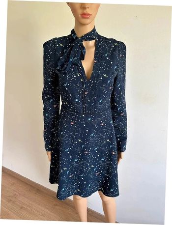 Robe bleue marine neuve à manches longues Morgan taille 36 (valeur 70€)