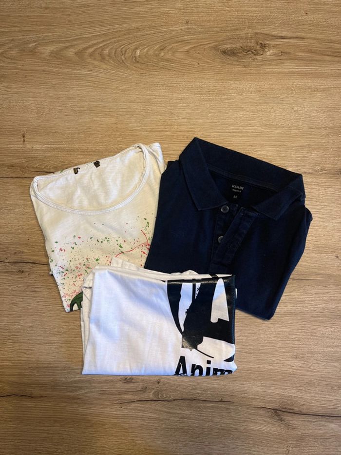 Tee shirt, maillot manches courtes, homme taille m