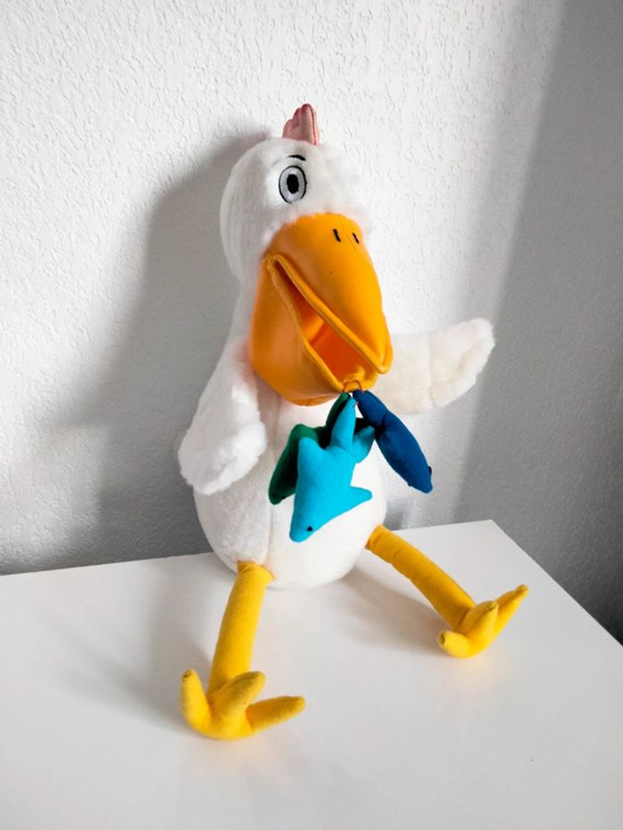 Peluche pélican - 36 cm - photo numéro 2