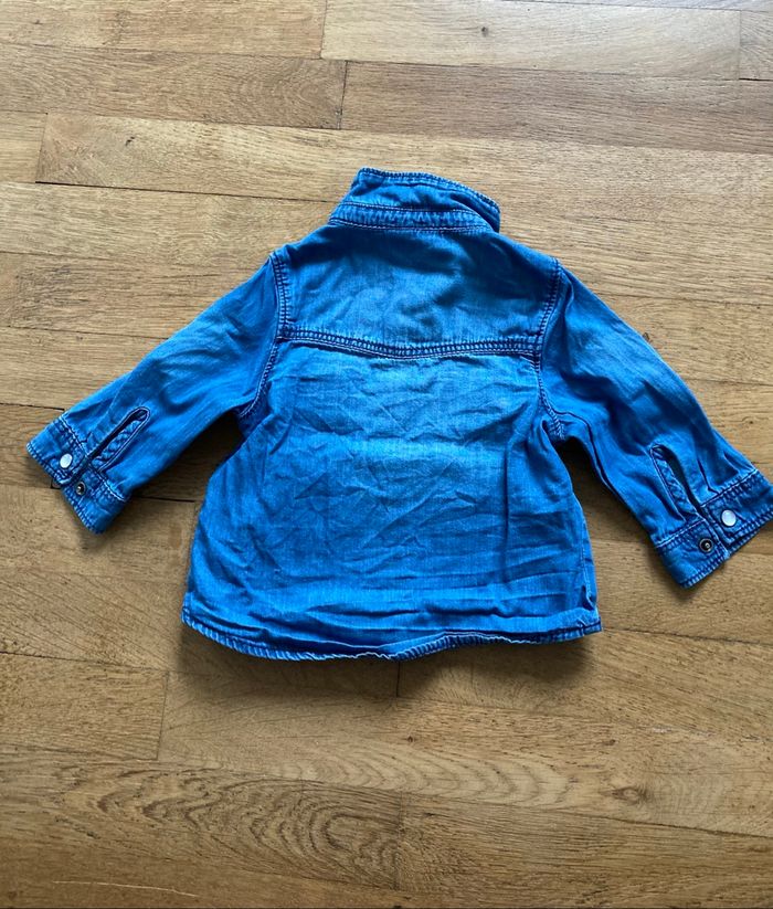 Chemise en jean tape à l’œil 6 mois - photo numéro 2