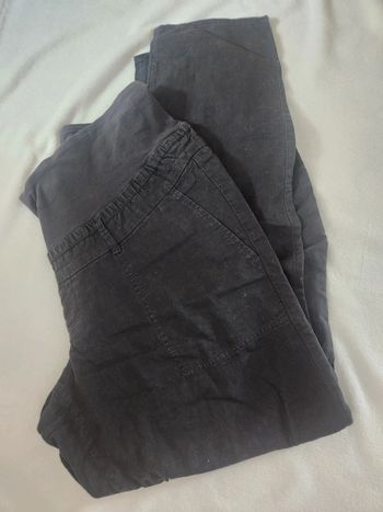 Pantalon grossesse coton élastiqué taille 44 noir