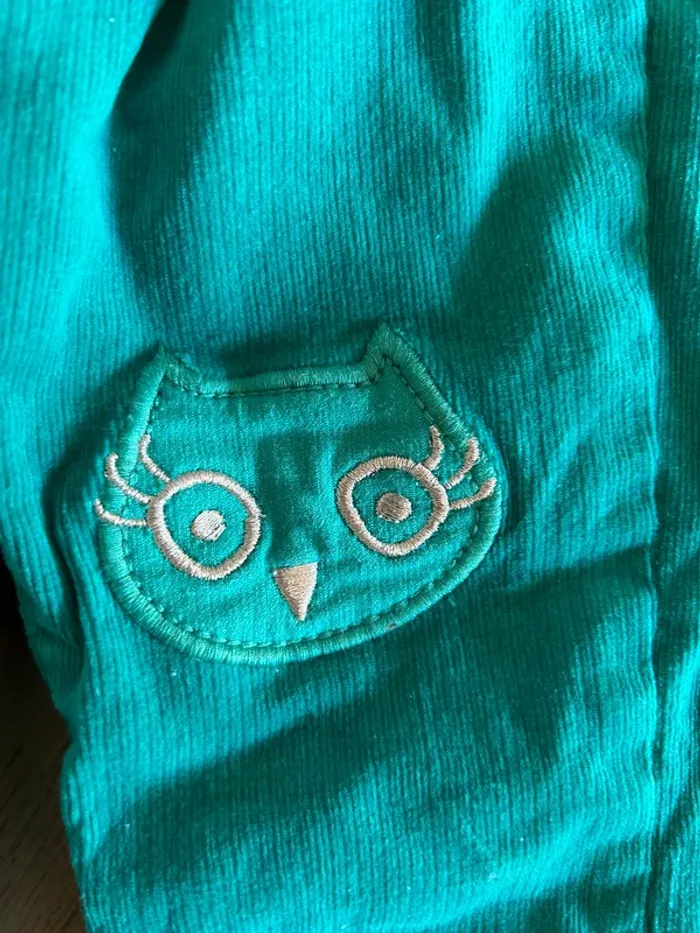 Pantalon velours vert - photo numéro 2