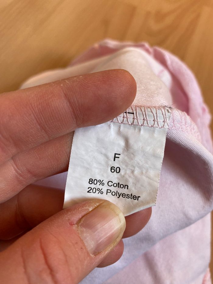 Belle robe en velours rose sans manches T. 3 mois fille TBE - photo numéro 8