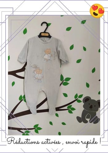 Pyjama velours 3 mois