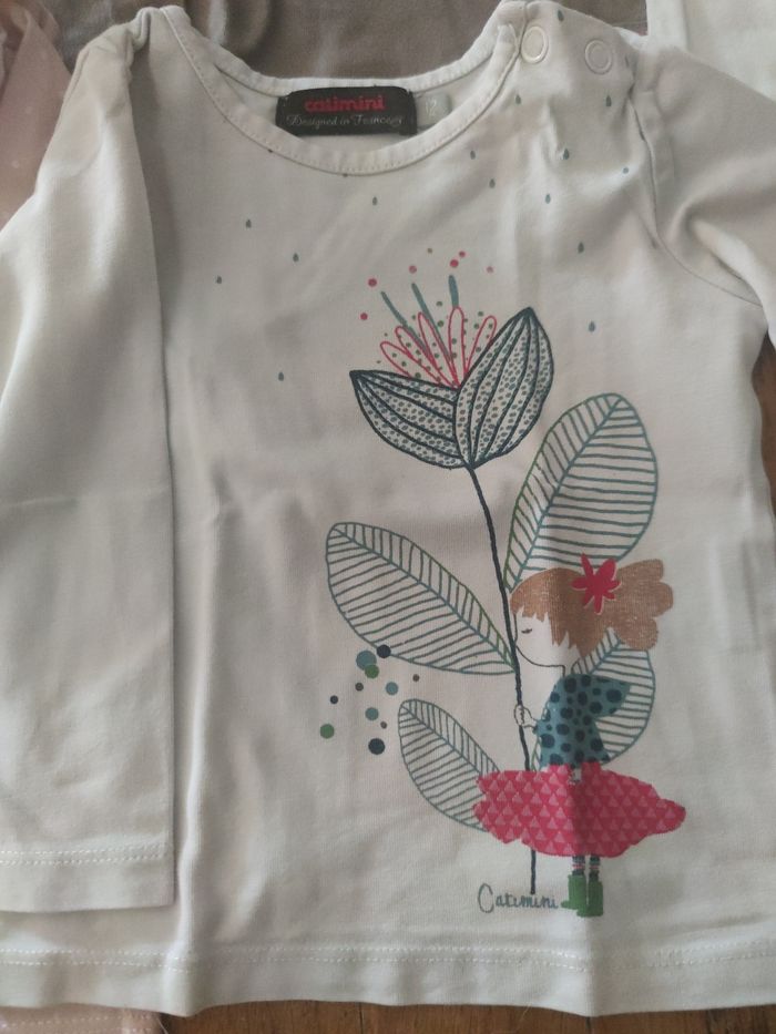 Lot 12 t-shirts 12 mois - photo numéro 6