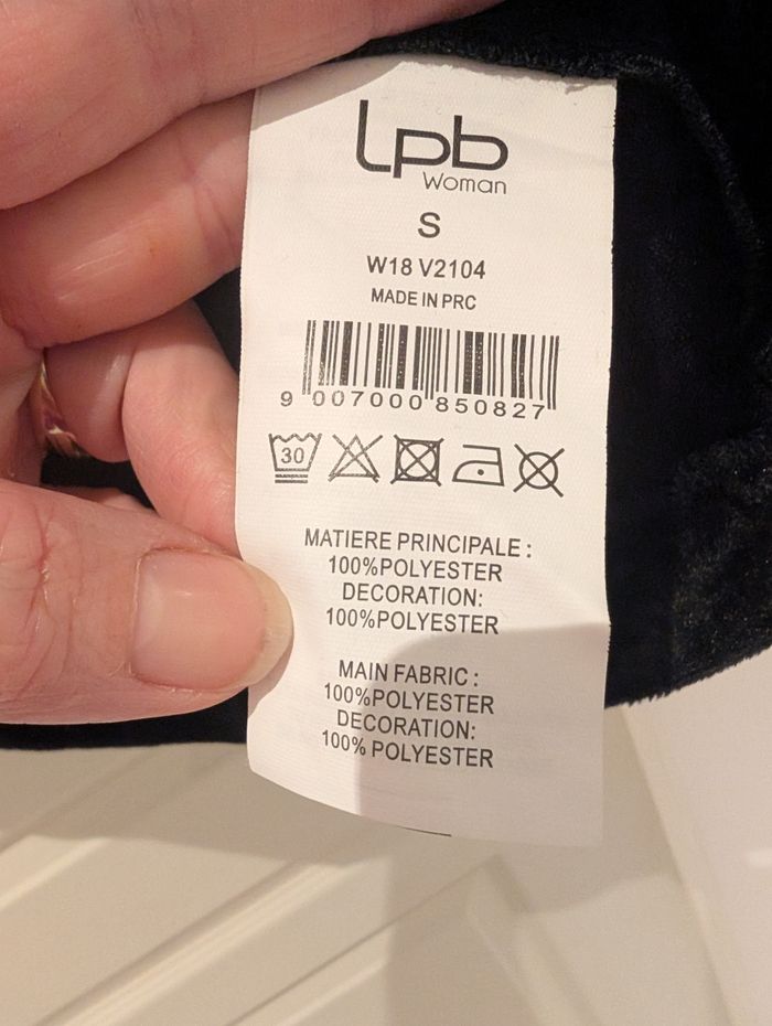 Robe velours noir S - photo numéro 6