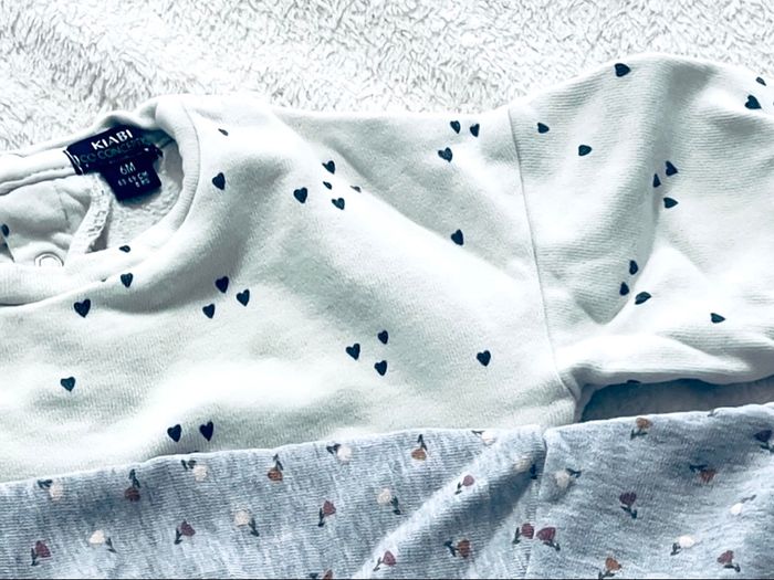 Lot de 2 sweat « Kiabi » taille 6 mois - photo numéro 2