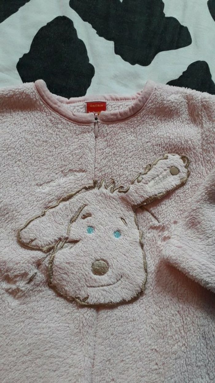 Pyjama grenouillère polaire bien chaud, 12 mois