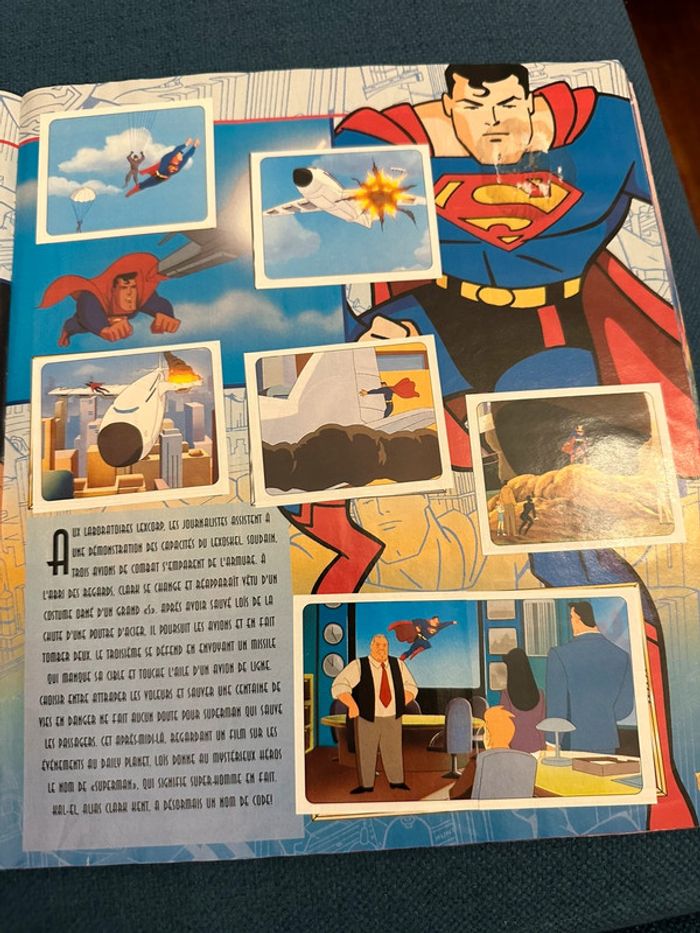 Album livre Panini complet stickers autocollants Superman super héros - photo numéro 7