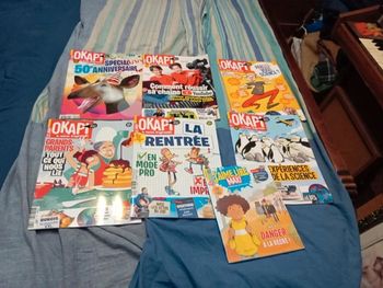 Lot 6 magazines Okapi 100% ado TBE+ cadeau