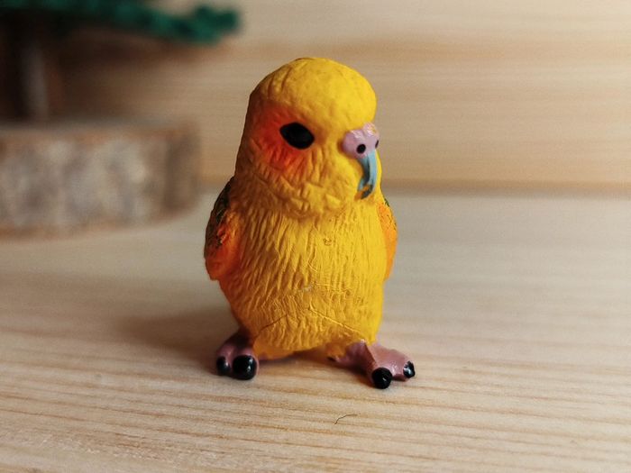 Figurine oiseau perruche jaune Animal de la campagne - photo numéro 2
