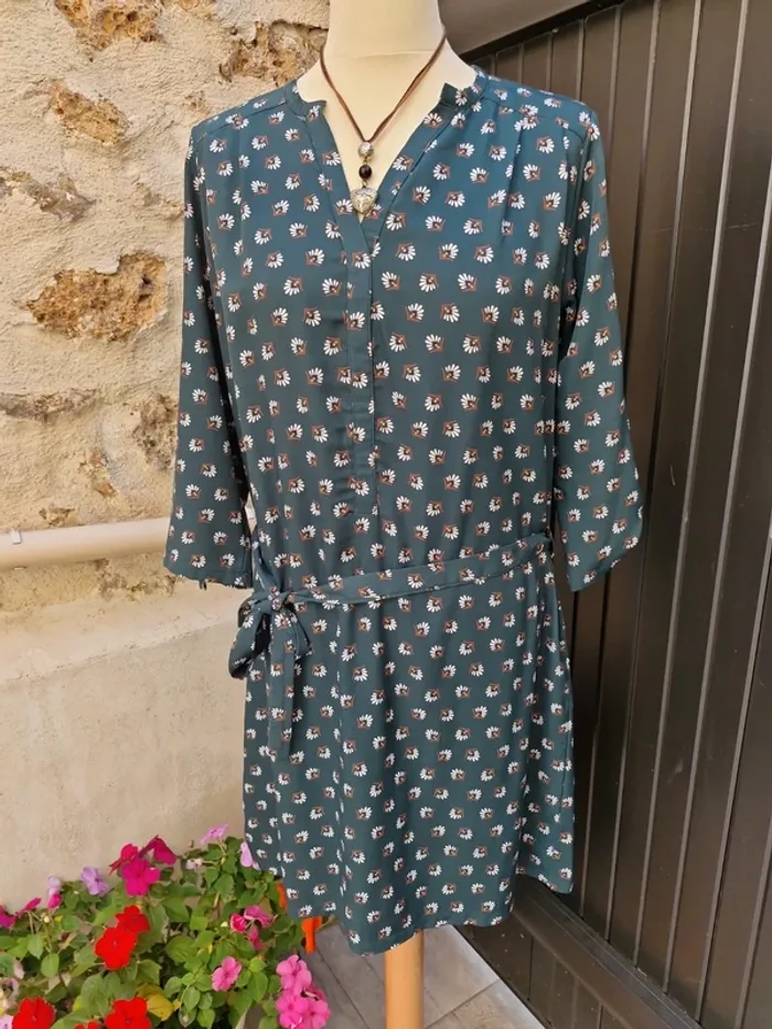 Robe verte Mamouchka 38