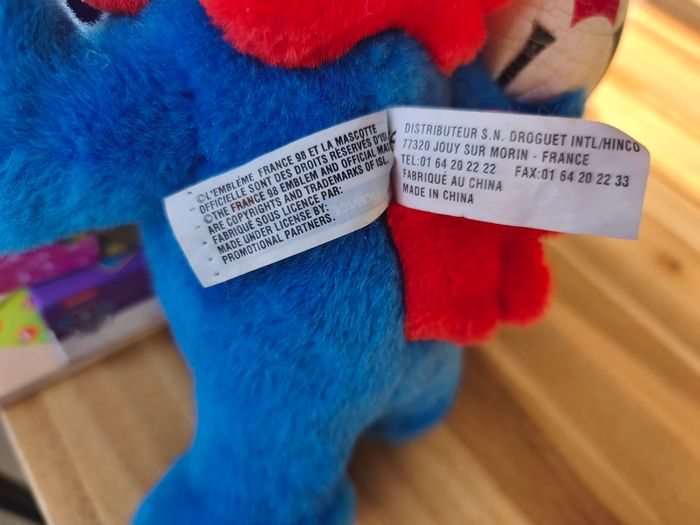 Peluche Footix France 98 - photo numéro 7