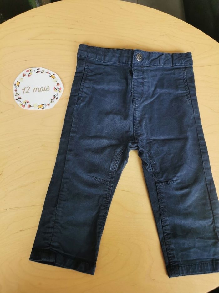 Lot de 2 pantalons bébé garçon 12mois lulu castagnette et orchestra - photo numéro 6