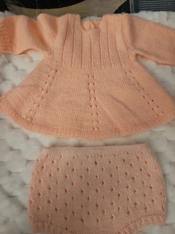 Ensemble en laine pour shooting naissance
