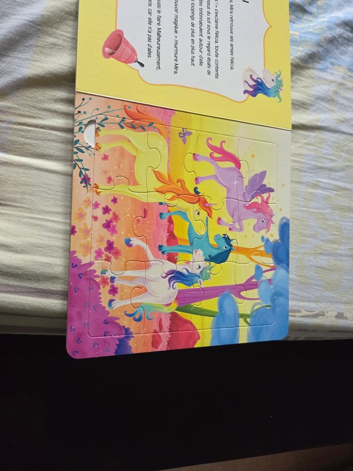 Livre puzzle licorne - photo numéro 3