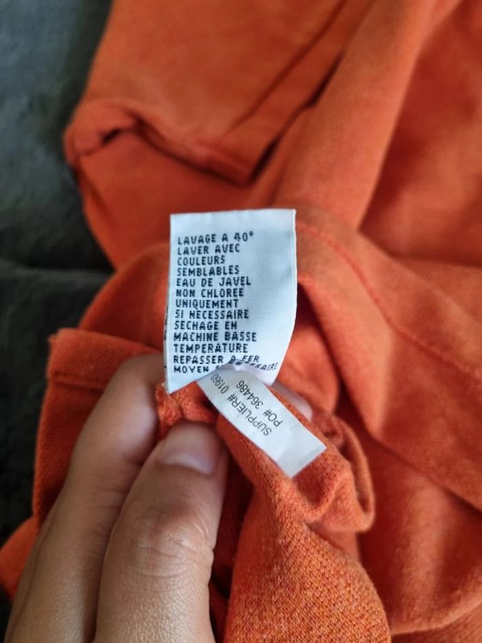 Polo manches courtes Ralph Lauren Orange, XL Hommes - photo numéro 9