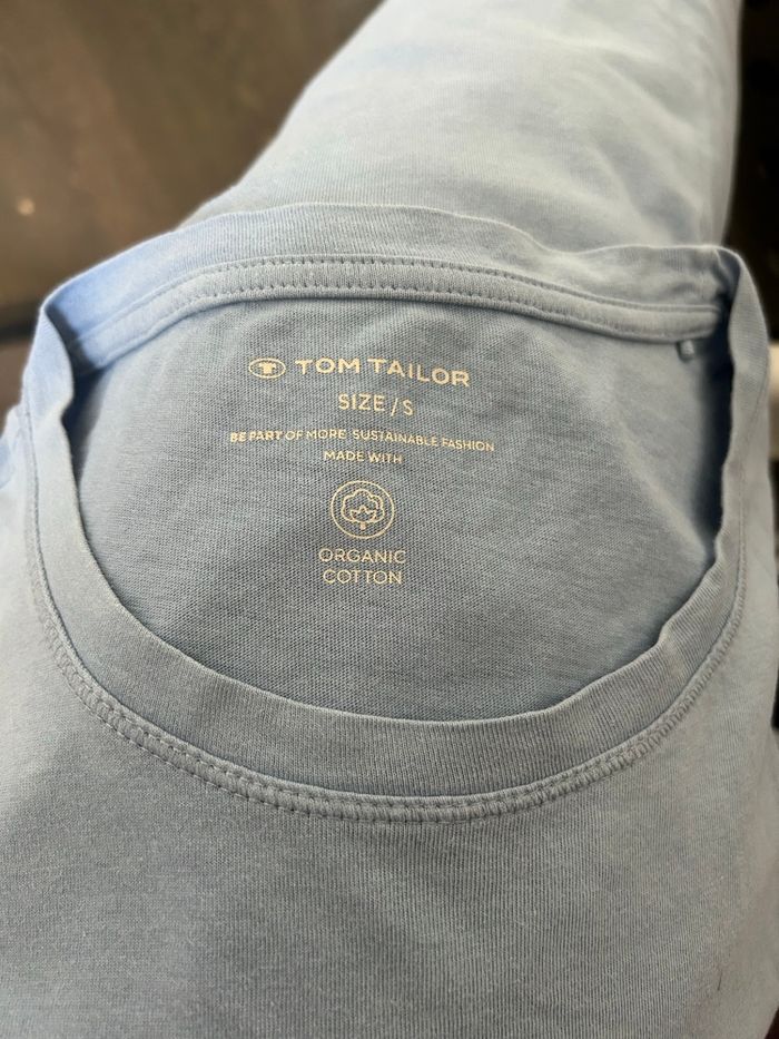 T-shirt Tom Tailor taille S bleu ciel - photo numéro 5