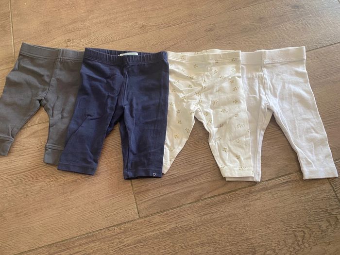 Lot de 4 leggings 3 mois