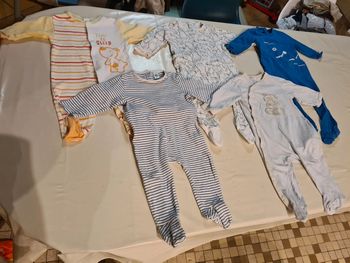 Lot 5 pyjamas fin été 12M Kitchoun Kiabi TeX Kimadi