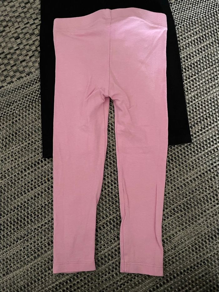 Lot 4 leggings Fille -18M- - photo numéro 8