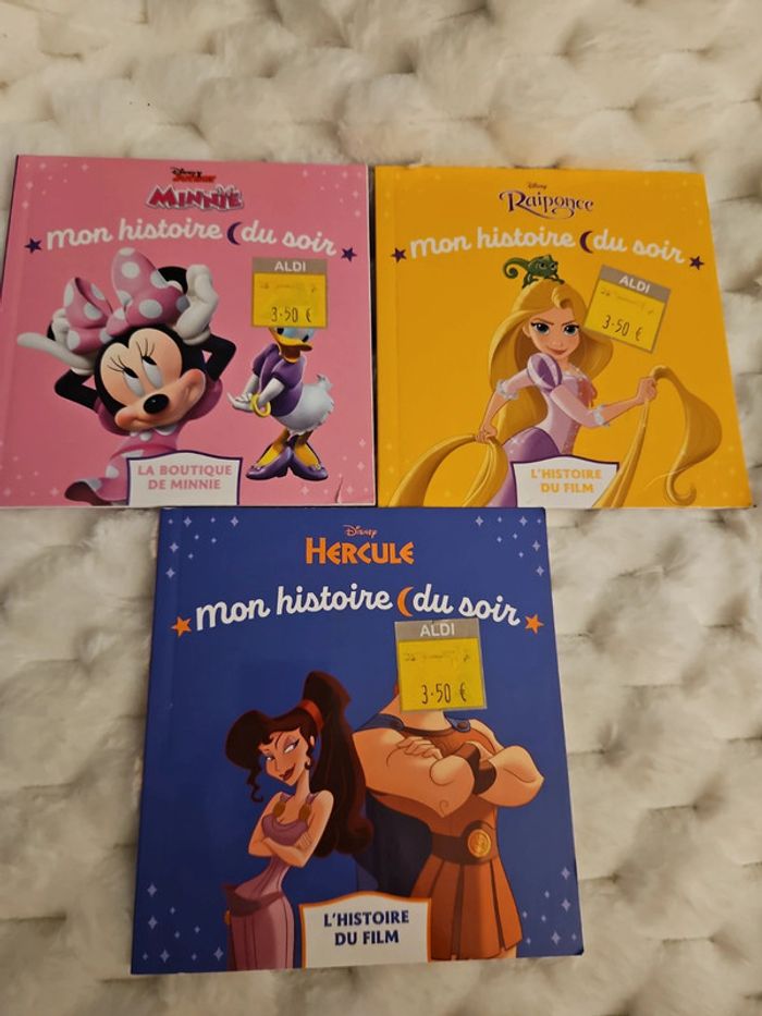 Lot de 3 livres disney mon histoire du soir