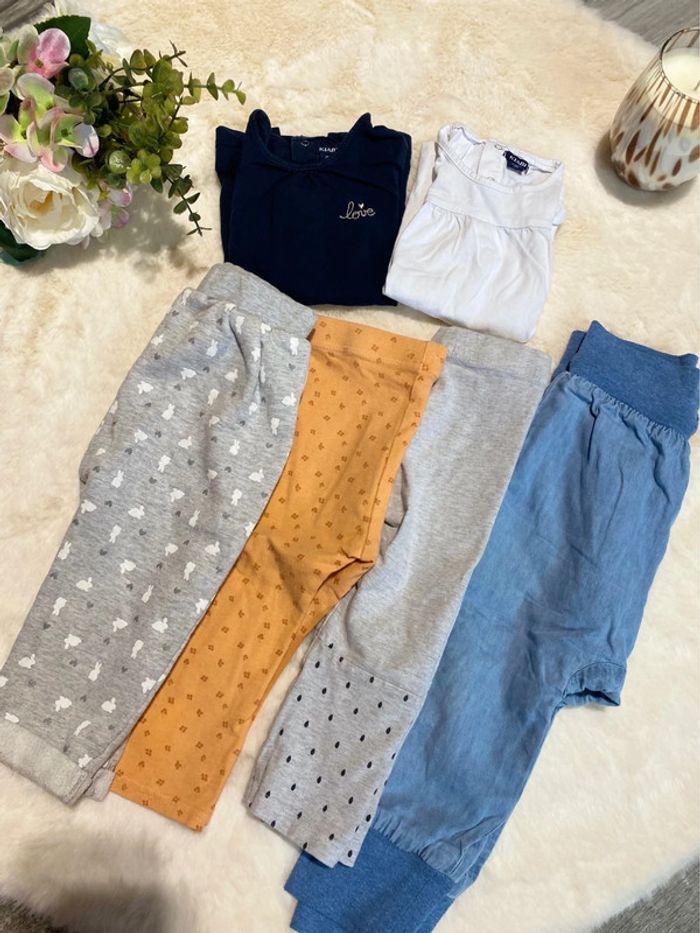 🧡Beau petit Lot vêtements bébé fille 18 mois - Kiabi - TBE 🧡