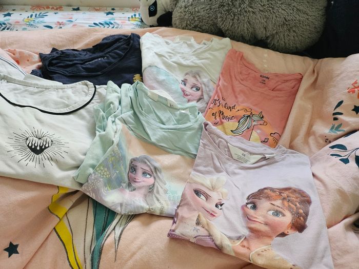 Lot tee shirt fille 10 ans - photo numéro 2
