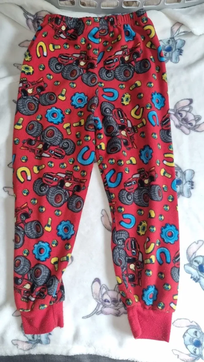 Pyjama polaire blaze et les monster machines 5/6 ans en bon état - photo numéro 16