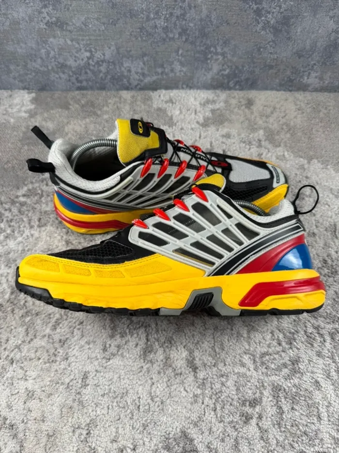 Salomon ACS Pro - Black Lemon High Risk Red - Black & Yellow & Red - photo numéro 7