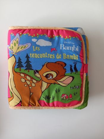 Livre en tissus Bambi