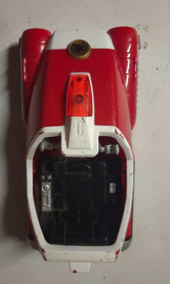 Vehicule de secours power rangers rouge lightspeed Bandai 1999 - photo numéro 7