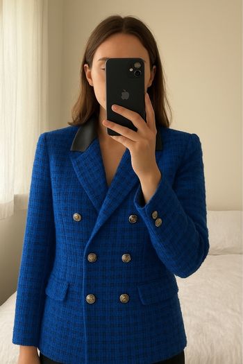 Veste bleue blazer