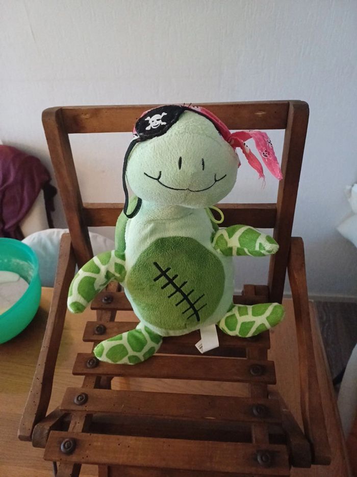Peluche tortue pirate - photo numéro 2