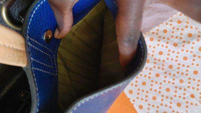 Sac fourre tout en cuir - photo numéro 3